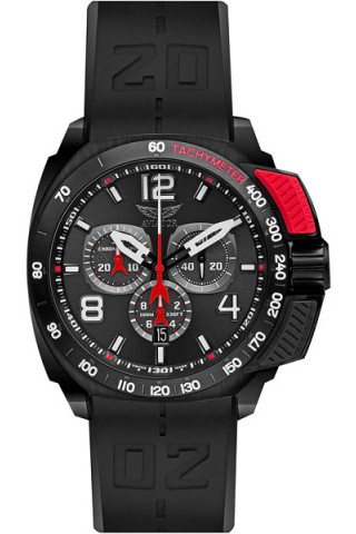 Мужские часы Мужские швейцарские наручные часы Aviator P.2.15.5.089.6 с хронографом