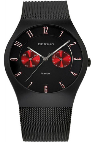 Мужские часы Мужские титановые наручные часы Bering ber-11939-229