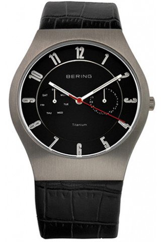 Женские часы Мужские титановые наручные часы Bering ber-11939-472