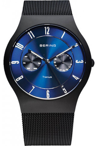 Мужские часы Мужские титановые наручные часы Bering ber-11939-078