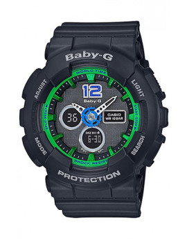 Японские наручные часы Casio BA-120-1B с хронографом