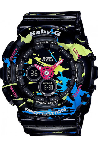  «Японские наручные часы Casio Baby-G BA-120SPL-1A с хронографом»