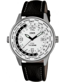 Мужские швейцарские наручные часы Cover Co52.ST2LBK-GMT