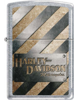 Бензиновая зажигалка Zippo Z_207HD-metall-striped